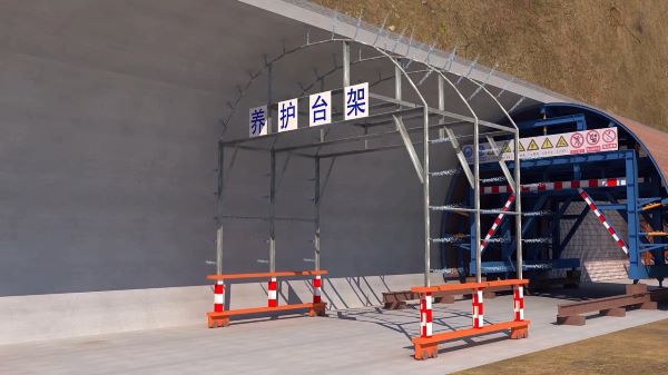 康县隧道施工动画制作公司 - 隧道施工工艺和施工方法 - 隧道施工汇报动画视频 - bim 工程施工动画